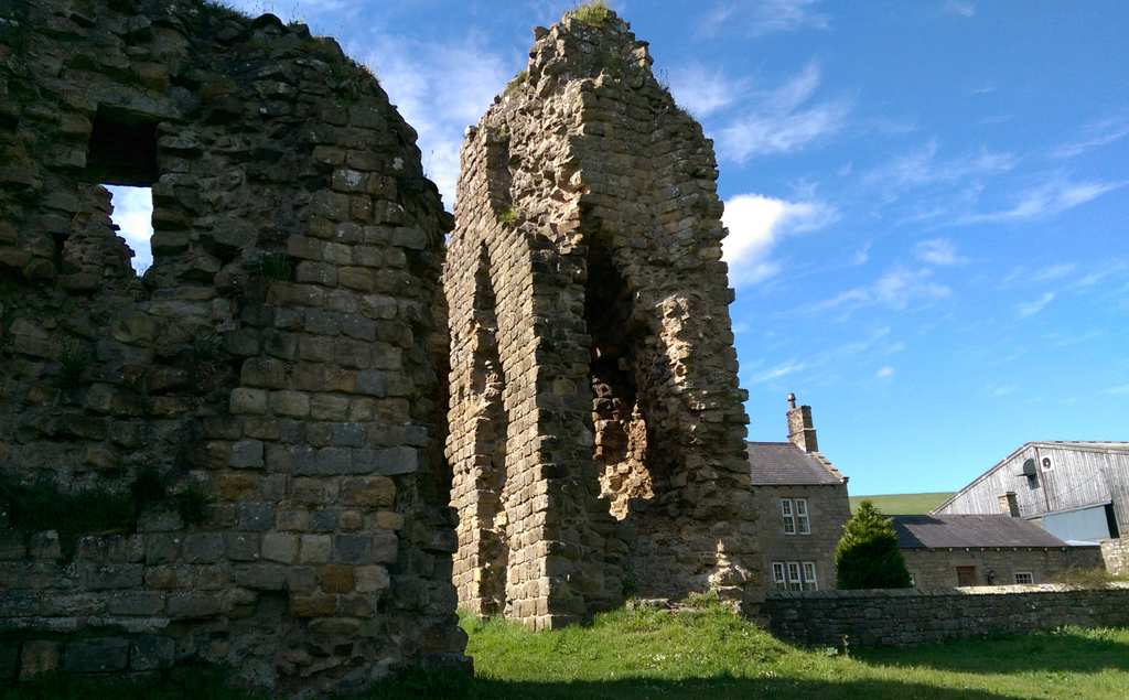 The ruins of Thirlwall Castle. - The ruins of Thirlwall Castle.